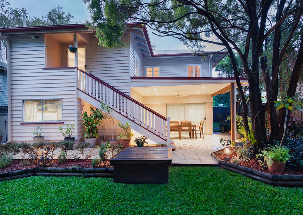 Exterior of a Queenslander